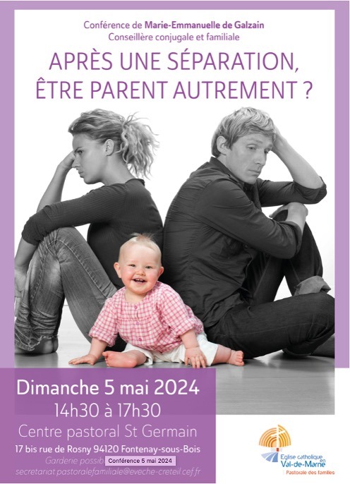 Conférence « Après une séparation, être parent autrement ? » le 5 mai à Fontenay-sous-Bois